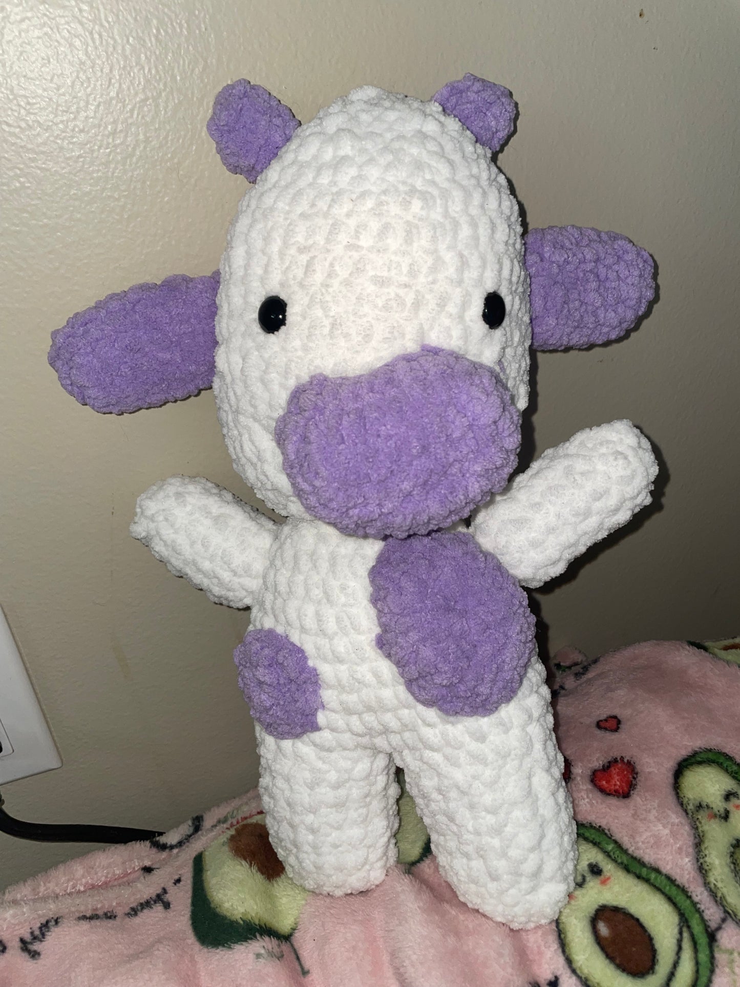 Crochet large cow