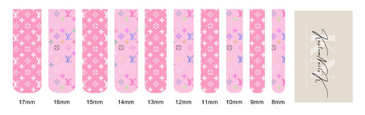 Pinkcolorful LV Waterslide Decals