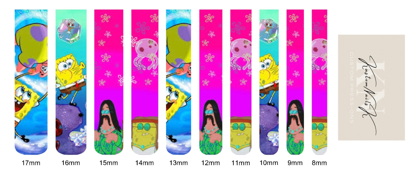 Groovy SpongeBob Waterslide Decals